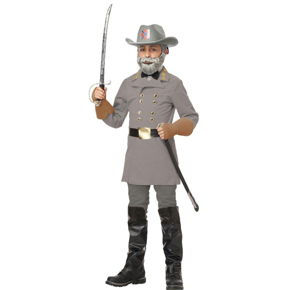 Civil War Confederate General General Lee Halloween Costume Child Large 10-12